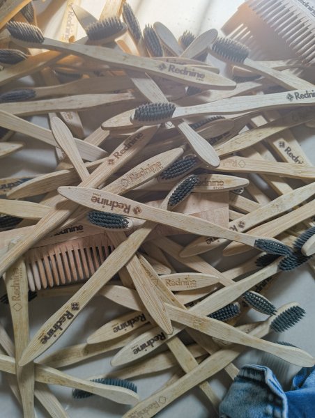 Bamboo toothbrushs 4 Pcs