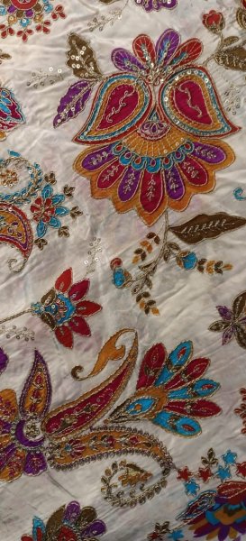 Embroidery Crepe Blouse piece 