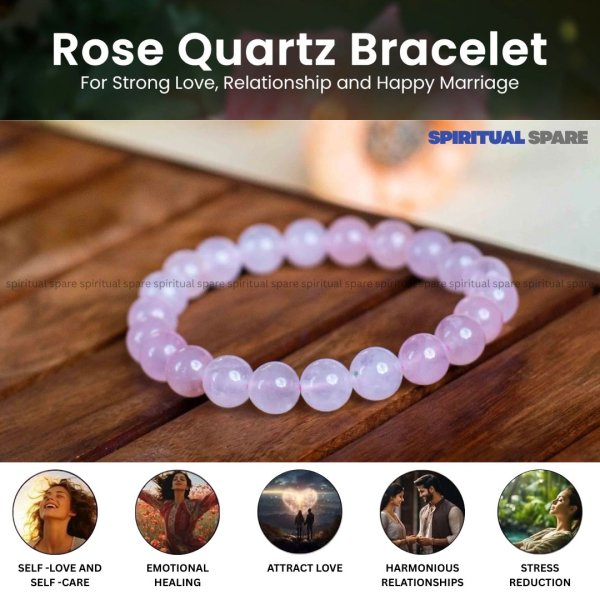 ROSE QUARTZ BRACLET 