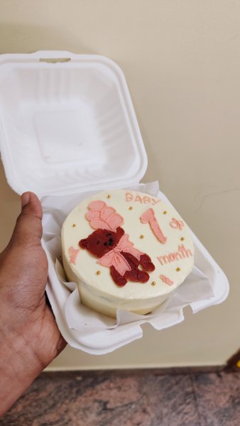 Belgian chocolate with buttercream frosting 